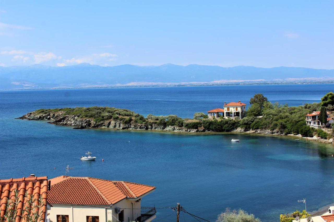 Villa Sea View Volos Bagian luar foto