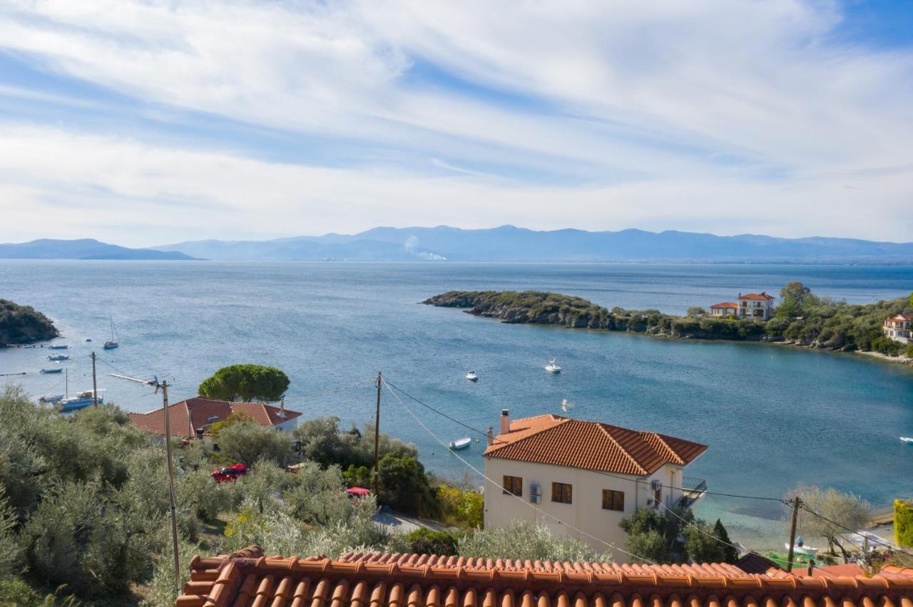 Villa Sea View Volos Bagian luar foto