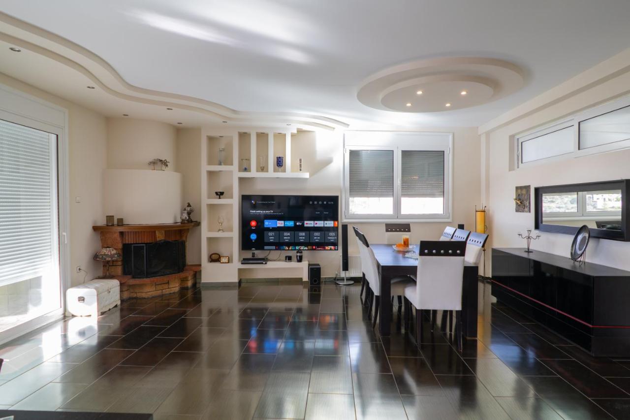 Villa Sea View Volos Bagian luar foto