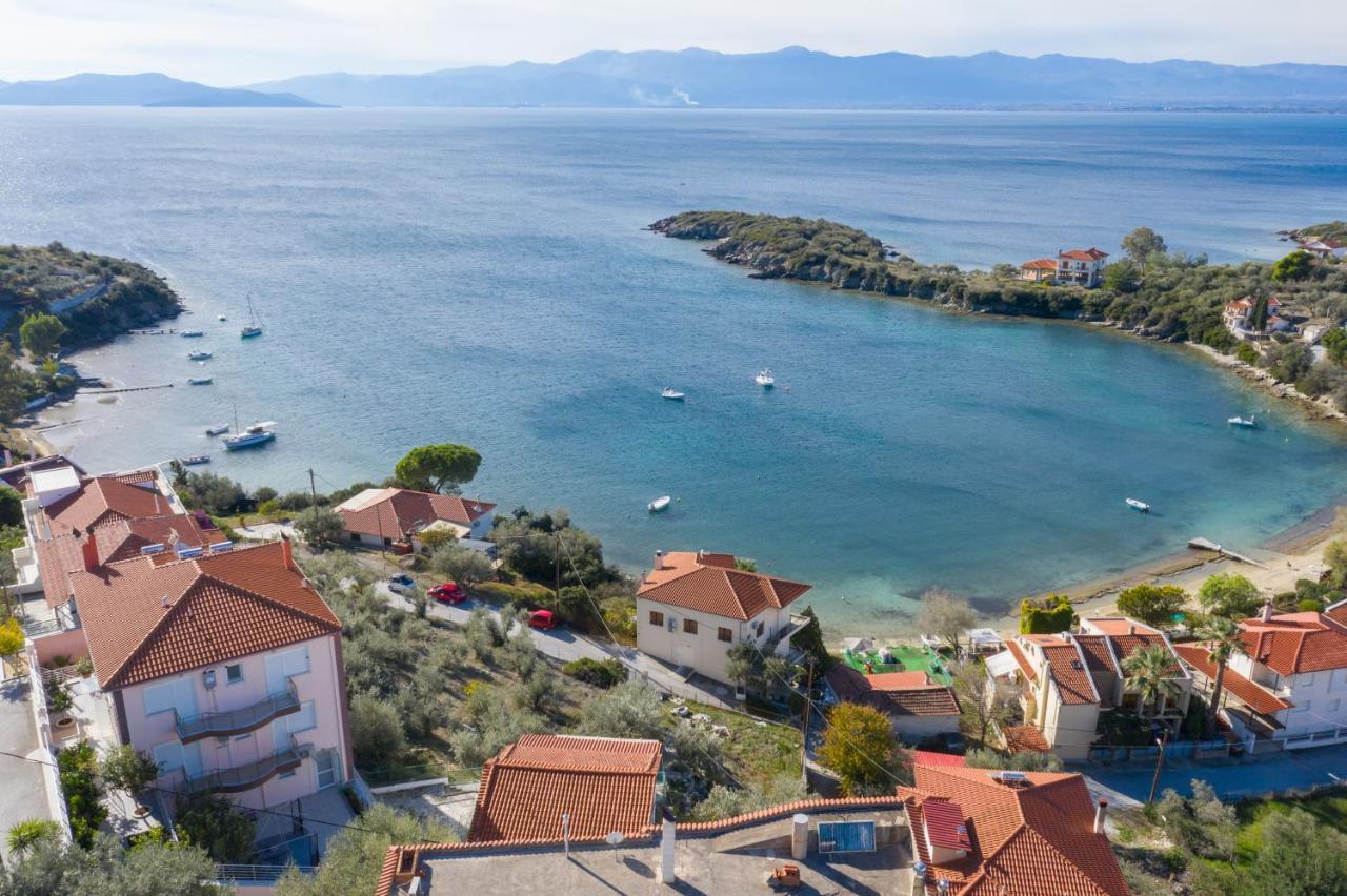 Villa Sea View Volos Bagian luar foto