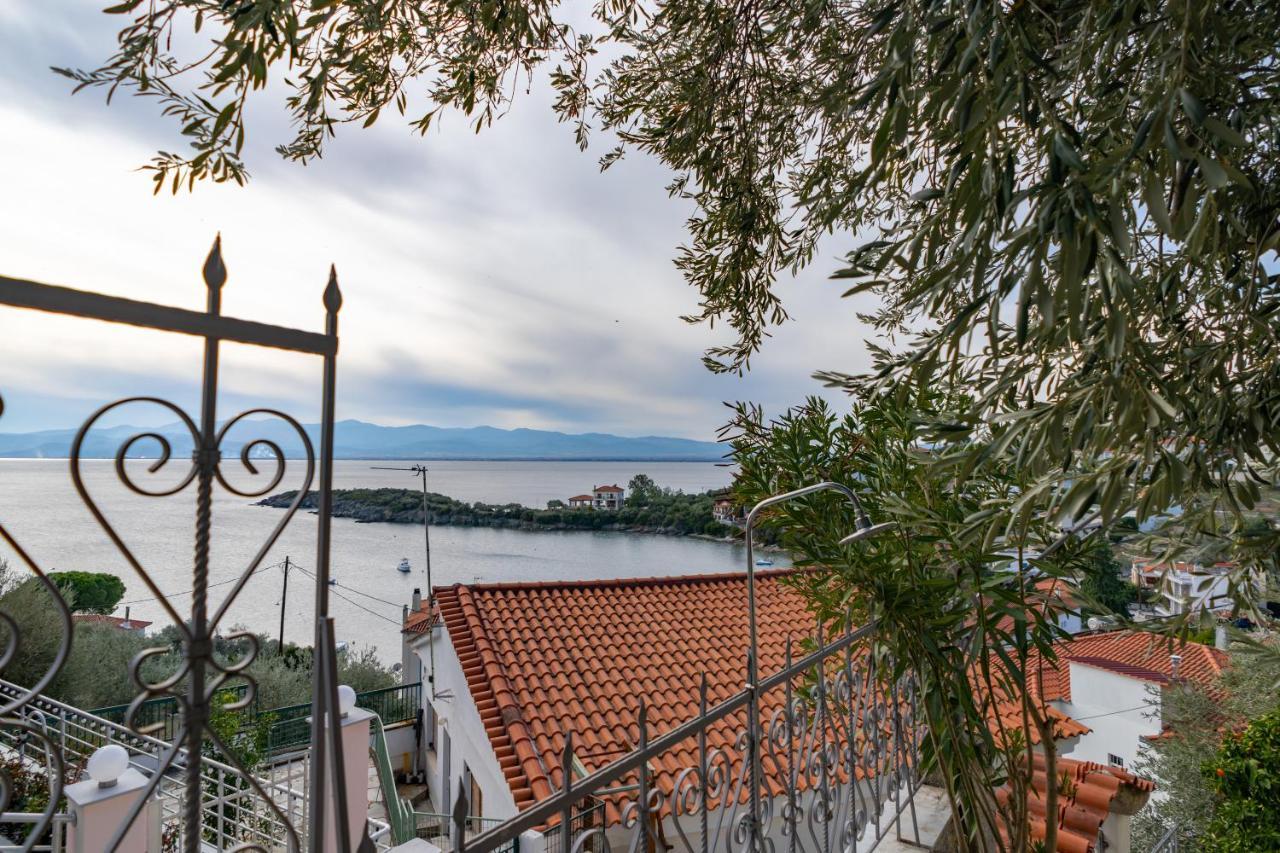 Villa Sea View Volos Bagian luar foto